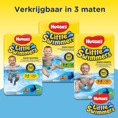 Pañales desechables para nadar Huggies Little Swimmers, talla 2-3 - 36 bragas en total