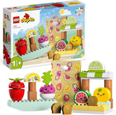 LEGO DUPLO My First Organic Market, Set de tienda de juguetes para niños y niñas, juguete educativo para niños pequeños a partir de 1,5 años, accesorios para frutas y verduras 10983 Juegos de construcción Besuche den LEGO-Store Single