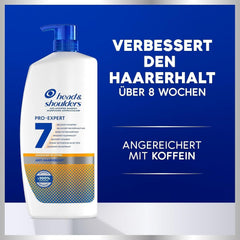 Head & Shoulders PRO-EXPERT 7 Șampon anti-mătreață îmbogățit cu cafeină Duș și baie Head & Shoulders