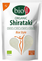 BIOASIA Arroz Shirataki Orgánico de Harina Konjac Orgánica - Bajo en Calorías - Sin Azúcar, Grasa ni Gluten (1 x 270 g)
