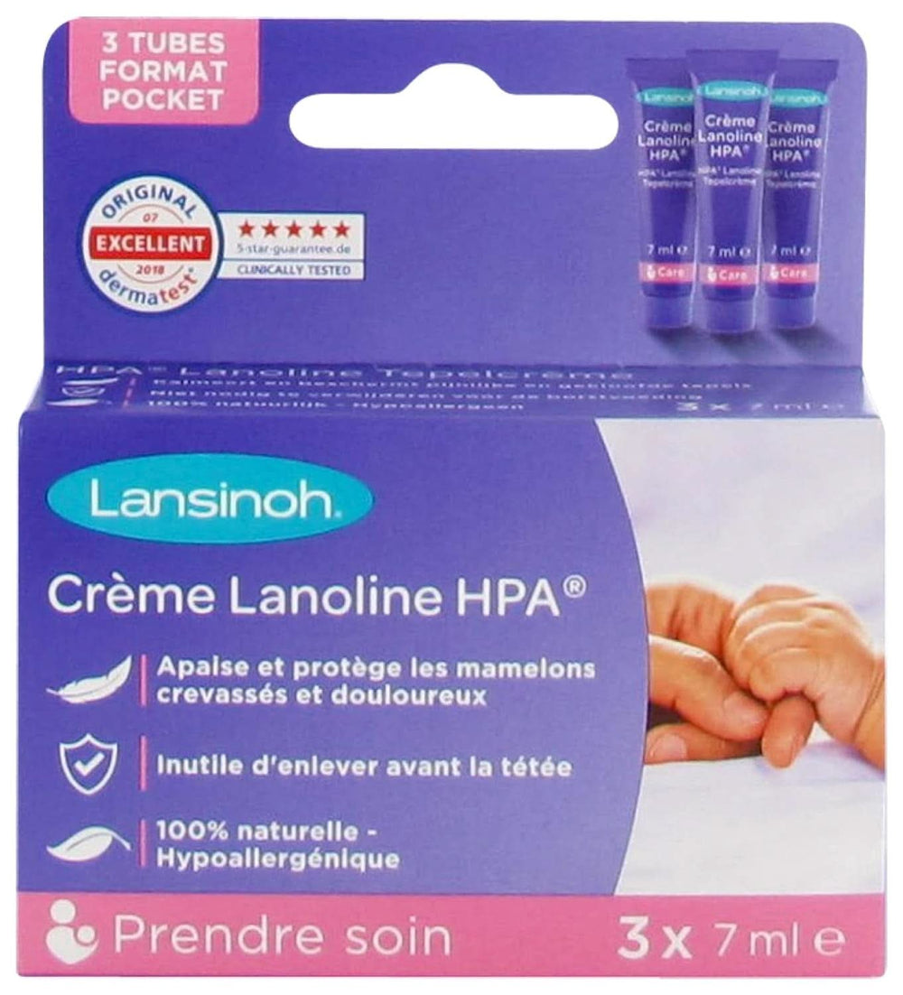 Lansinoh I Lanolina HPA Crema, 3 X 7 Ml Alimentación y Accesorios Lactancia Bebe Naty Shop