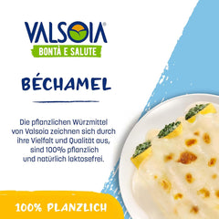 Acondicionador bechamel, Bechamel sin lactosa, Versátil en la cocina, Ideal para veganos y vegetarianos, 6 x 200 ml