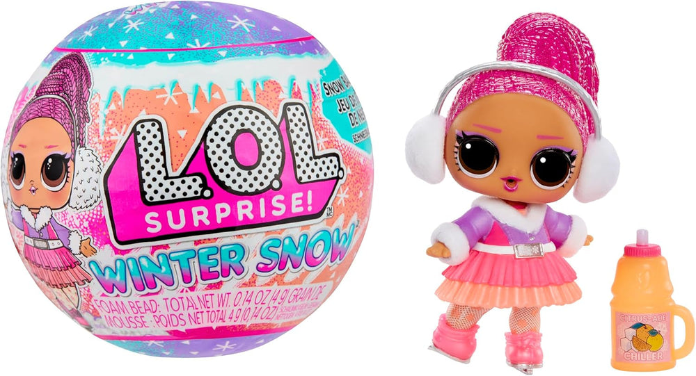 JAJAJA. ¡Sorpresa! Winter Snow Tot - 1 muñeca coleccionable con sorpresa mágica de nieve, envuelta ciega, 8 muñecas coleccionables, moda y accesorios Frosty Cool, regalo para niños mayores de 4 años Naty Shop Dolls Default Title