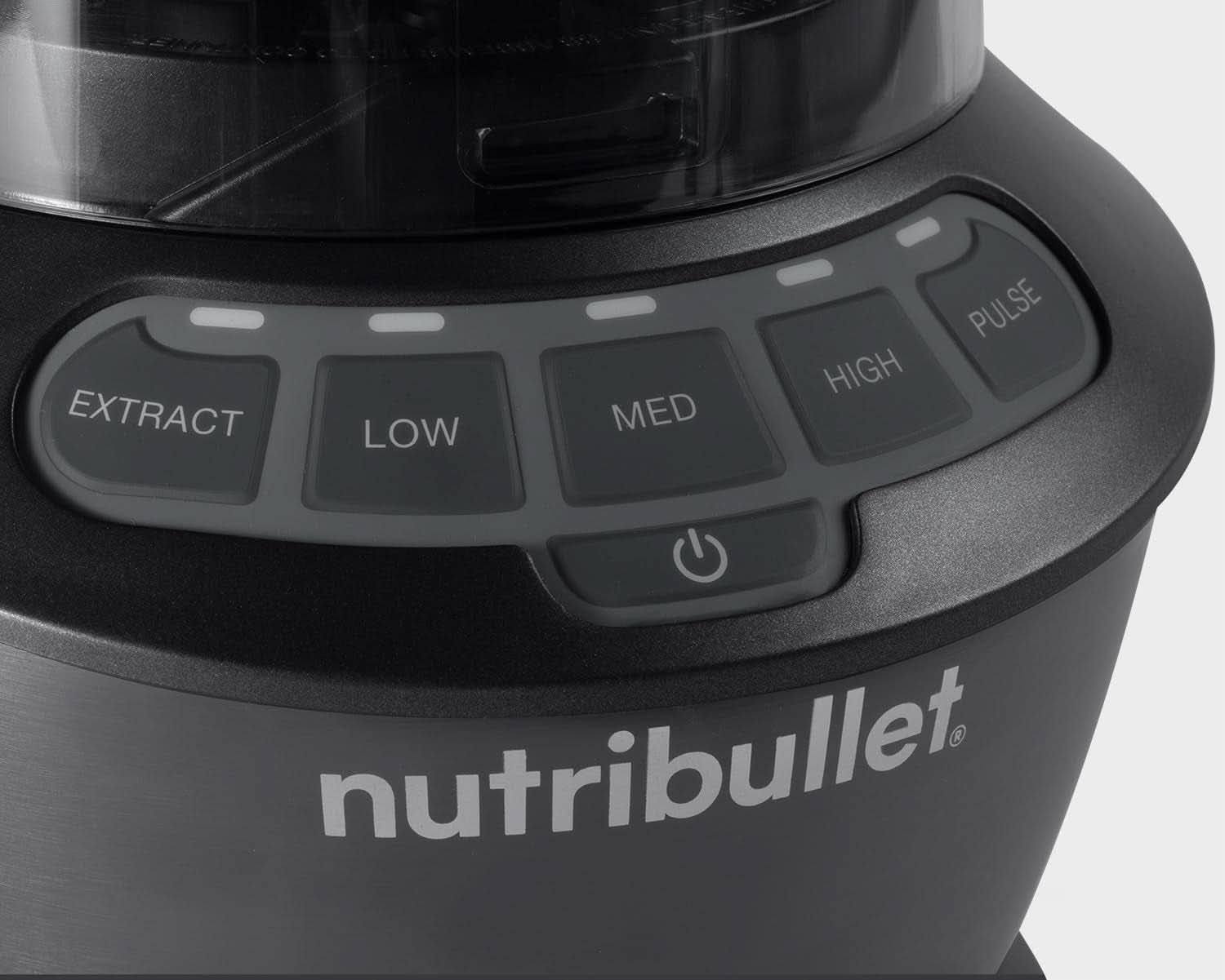 Nutribullet Full Size Blender, Elektrischer Mixer, Multifunktionaler Stabmixer, Professioneller Mixer, 1000 Watt Leistung, 1,6L Becher, Grau, NBF450DG Bucatarie Naty Shop
