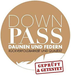 Traumnacht Basic Edredón de plumas Light con plumón nuevo blanco (60%) y plumas (40%), DIN EN 12934, 135 X 200 Cm, Down Pass y certificado Oeko-Tex, fabricado según el estándar de calidad alemán Edredones y edredones Naty Shop