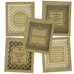 Hellma Zucker-Sachets Goldline 750 Stk. Je 3,6 G – 3,6 Kg Vorrats-Box - Zuckertütchen Einzeln, Für Kaffee Oder Tee Edulcorantes Naty Shop