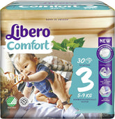 Confort - Pannolino Per Bambini Taglia 3 5-9 Kg, 30 Pannolini