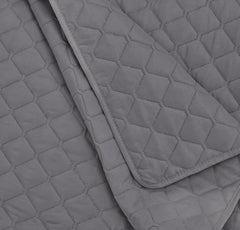 Amazon Basics edredón extragrande con relieve, 170 x 210 cm, estampado de rombos gris oscuro Camas y mantas Besuche den Amazon Basics-Store