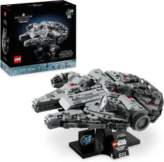 LEGO Star Wars Millennium Falcon Set del 25º Aniversario para Adultos Barco Construible Una Nueva Esperanza Kit de Modelo de Nave Espacial Coleccionable Regalos para Hombres Mujeres 75375 Juegos de Construcción Besuche den LEGO-Store Singur