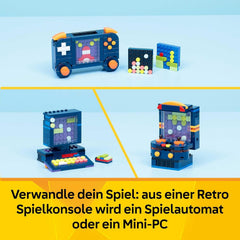 LEGO Creator 3in1 Retro Gaming Console - Transforms into an Arcade Machine or Computer w/Keyboard & Mouse - Gamer Gift Idea for 8+ Year Old Boys & Girls - 31380