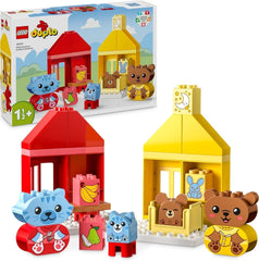 LEGO DUPLO Rutinas Diarias: Comer y Dormir, juguete educativo para niños pequeños que fomenta el desarrollo social y emocional, con 4 figuras de animales, regalo para niños a partir de 18 meses 10414 Juegos de construcción Besuche den LEGO-Store Default title