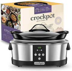 Crockpot, Olla de cocción lenta electrónica, 5,7 L (5-6 personas) Olla de cocción lenta Naty Shop Default Title