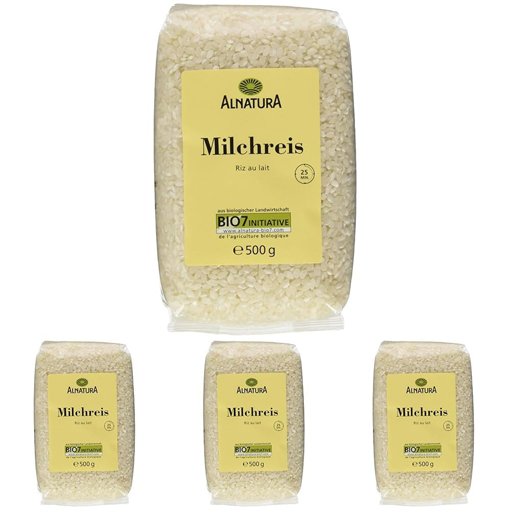 Arroz con Leche Ecológico, 500g (paquete de 4)