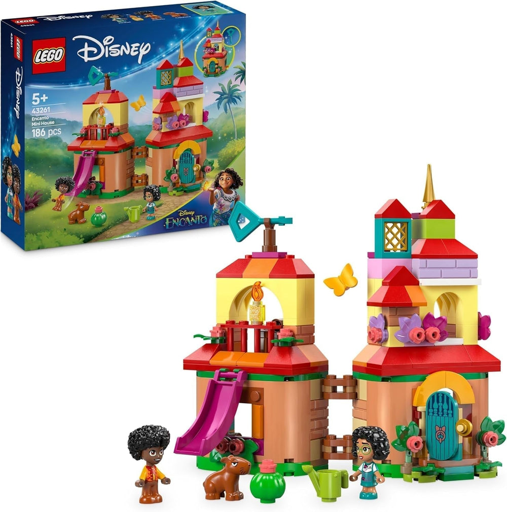 LEGO Ç€ Disney Encanto Mini House, juguete de construcción para niñas a partir de 5 años, juguete de fantasía y set de construcción con Mini Muñecas Mirabel y Antonio, figura de Carpincho y llave 43261 Juegos de construcción Besuche den LEGO-Store Default title