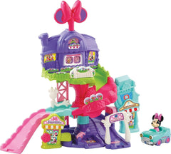 Vtech 80-521804 TUT TUT Baby Speedster - Minnie's Shopping Adventure & TUT TUT Baby Speedster - Deluxe Road Set - Set mare de expansiune cu 46 de piese și accesorii de construit 1-5 ani Jucarii Bebe Naty Shop