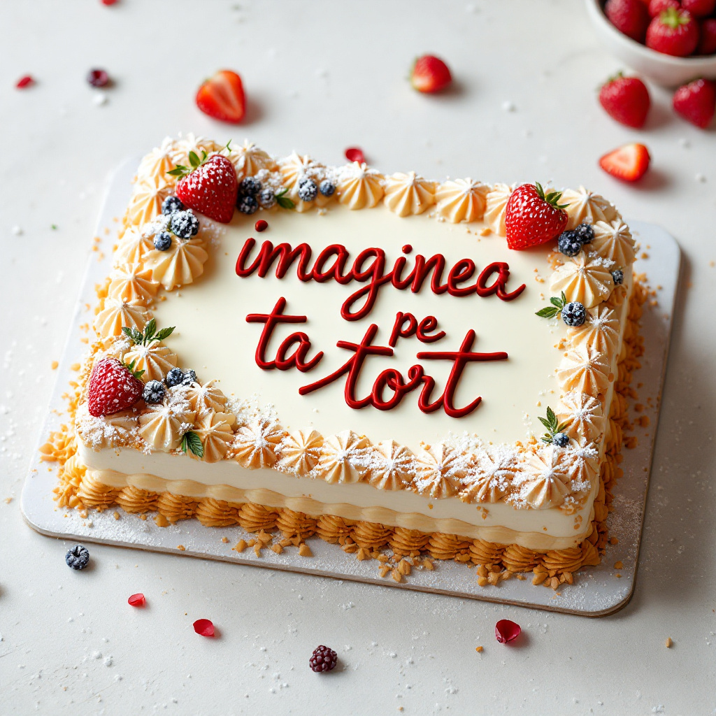 Imagine comestibila personalizata Decoratiuni din Pasta de Zahar Naty Shop