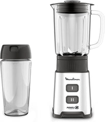 Batidora Pulseo LM17GD, 400 W, 4 Cuchillas, 700 Ml, Vaso Portátil 600 Ml Cocina Naty Shop