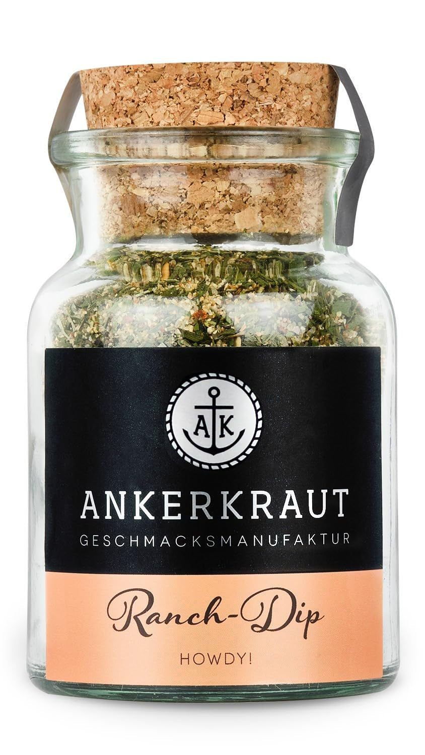 Ankerkraut Ranch Dip, 60g en vaso de corcho