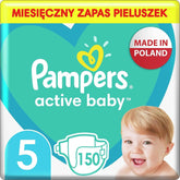 Pampers Active Baby, Talla 5, 150uds Madre e Hijo Naty Shop