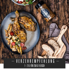 Ankerkraut Brathähnchen, Marinade für knuspriges Hähnchen, Chicken Gewürzsalz für Grill, Backofen und Pfanne, Chicken-Würzen selber würzen, BBQ-Rub, 200g im Streuer