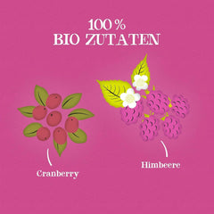 4Er Pack CUPPER Ceai de fructe bio „Cranberry & Raspberry Infusion”, 4X20 pliculețe de ceai nealbe, ecologic, comerț echitabil