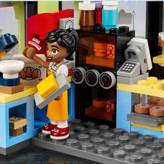 LEGO Friends Heartlake City Café, juguete para niños, panadería de juguetes, idea de regalo para niñas y niños mayores de 6 años, juego de 3 figuras de juego y figura de perro 42618 Juegos de construcción Besuche den LEGO-Store