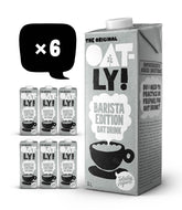 Oatly Barista Haferdrink Barista Edition, larga duración 1 litro (paquete de 6)