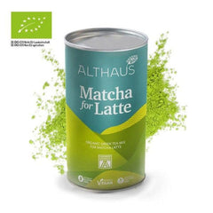 Matcha pentru latte Amestec de ceai verde cu zahăr din trestie, 400 g, vegan, pentru 20 porții