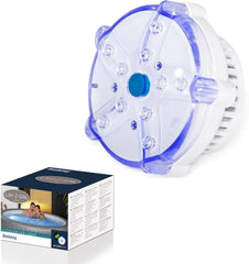 Lámpara LED Bestway Lay-Z-SPA Xtras con 7 colores, 9,2 x 6,2 cm