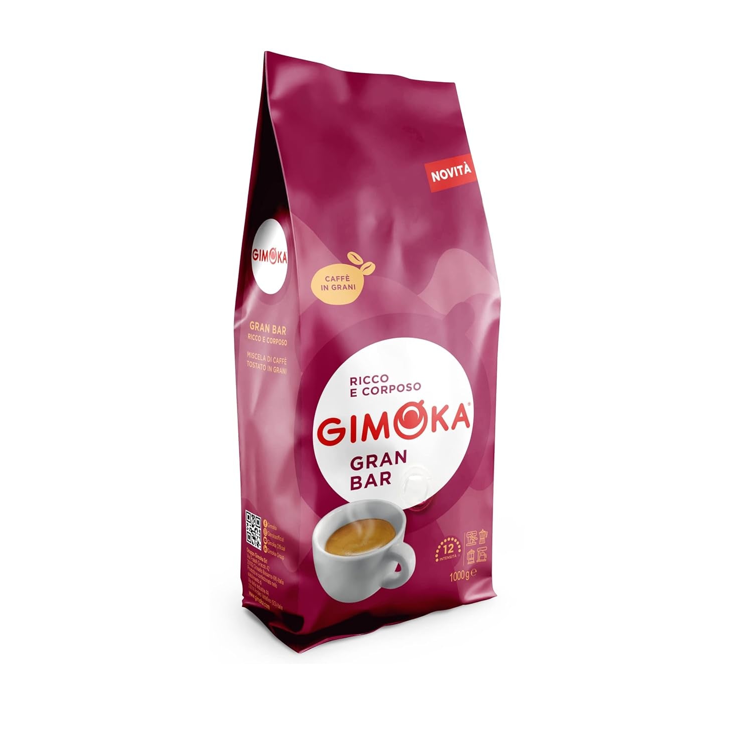 Gimoka - Cafea boabe, 1 Kg Cafea Naty Shop 1 Kg Gran Bar