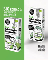 Fettuccine Konjac Shirataki Bio 80g - Bajo en calorías y carbohidratos, sin gluten, bajo en carbohidratos, apto para dietas cetogénicas, con harina de tapioca