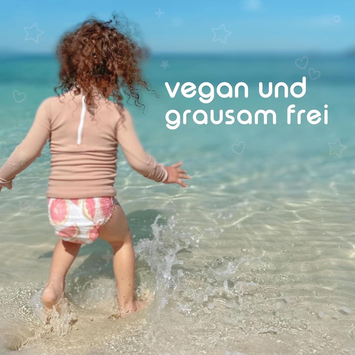 Scutece de inot Pureborn, pantaloni de baie pentru bebelusi pentru plaja si piscina, ultra moi, elastice Mama si Copilul Naty Shop