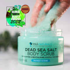 Pranaturals, Exfoliante Corporal con Sal del Mar Muerto, 500g Naty Shop