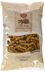 Pasta espiral integral, 500 g