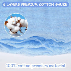 Toallas de muselina para bebé, pack de 8 toallas absorbentes de algodón orgánico, 25 x 25 cm Mother and Baby Naty Shop