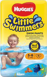 Huggies Little Swimmers pañales de baño desechables para bebés y niños talla 5-6 (12-18 kg) 11 Pañales de baño unisex Madre y bebé Naty Shop
