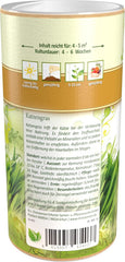Premium Katzengras Samen Chrestensen, Grassamen Schnellkeimend, 1 Dose 110 G, Reicht Für Ca. 4-5 M² Katzengras Fertig Gewachsen, Natürliche Katzen Leckerlies Zu Hause