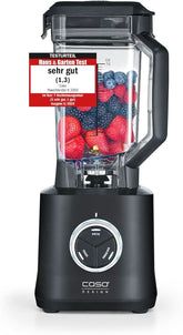 CASO Powerblender B 2000 - Batidora con base profesional, 30.000 U/Min, 2000 Watt, Bruchsicherer Tritan-Mixbehälter (2 L), libre de BPA, función Pulse, Shake, Smoothie, 8-Fach Messer-System Mit Titanbeschichtung Kitchen Naty Shop