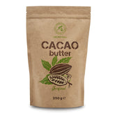 Kakaobutter - 250g - Theobroma Cacao - Raw Cacaobutter - Kakao Butter in Stücken - Kaltgepresst - Unraffiniert - Rein und Naturlich - für Speisen und Hautpflege - Manteca de cacao