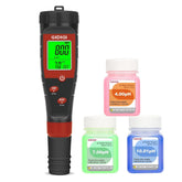 Medidor de pH de agua hidropónica, probador digital de pH de agua, probador TDS, prueba EC PPM para nutrientes de plantas, conductividad 4 en 1, pluma de pH de agua potable, DWC, plantas de interior