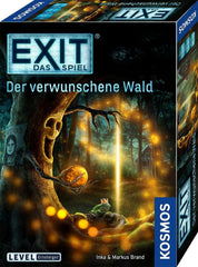 KOSMOS 695149 EXIT - Jocul - Pădurea fermecată, Nivel: Începător, Joc Escape Room, Joc EXIT pentru 1 până la 4 jucători cu vârsta de 10 ani și peste, Un joc de societate unic