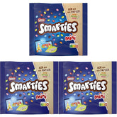 Nestlé SMARTIES Mini lentejas pequeñas envueltas individualmente con chocolate con leche, paquete de 3 (1 x 187 g)