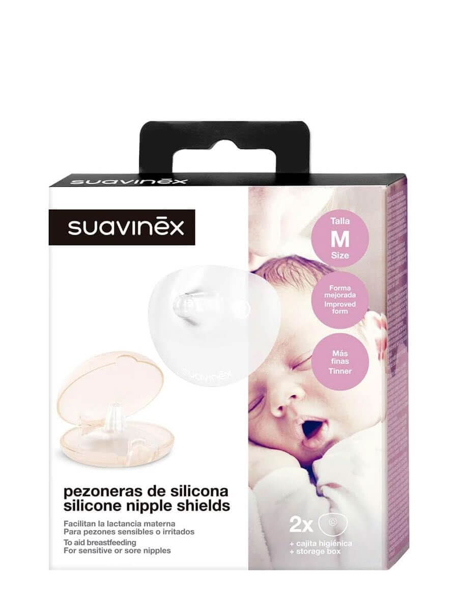 Suavinex 3304105 - Brustwarzenschutz 2Er Pack/Transparente Accesorios Alimentación y Lactancia Bebé Naty Shop
