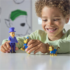 PAW PATROL Hero Pups - Set de figuras de acción con 1 figura de perro Chase, 1 figura de gato del caos y 1 figura de alcalde sabelotodo, juguete adecuado para figuras de acción de más de 3 años Naty Shop