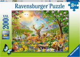 Ravensburger Puzzle jigsaw pentru copii - 13352 Familie de căprioare grațioase - puzzle jigsaw de 200 de piese pentru copii cu vârsta de 8 ani și peste Puzzle Naty Shop Titlu implicit