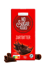 Chocolate negro Frankonia sin azúcar añadido, 80 g