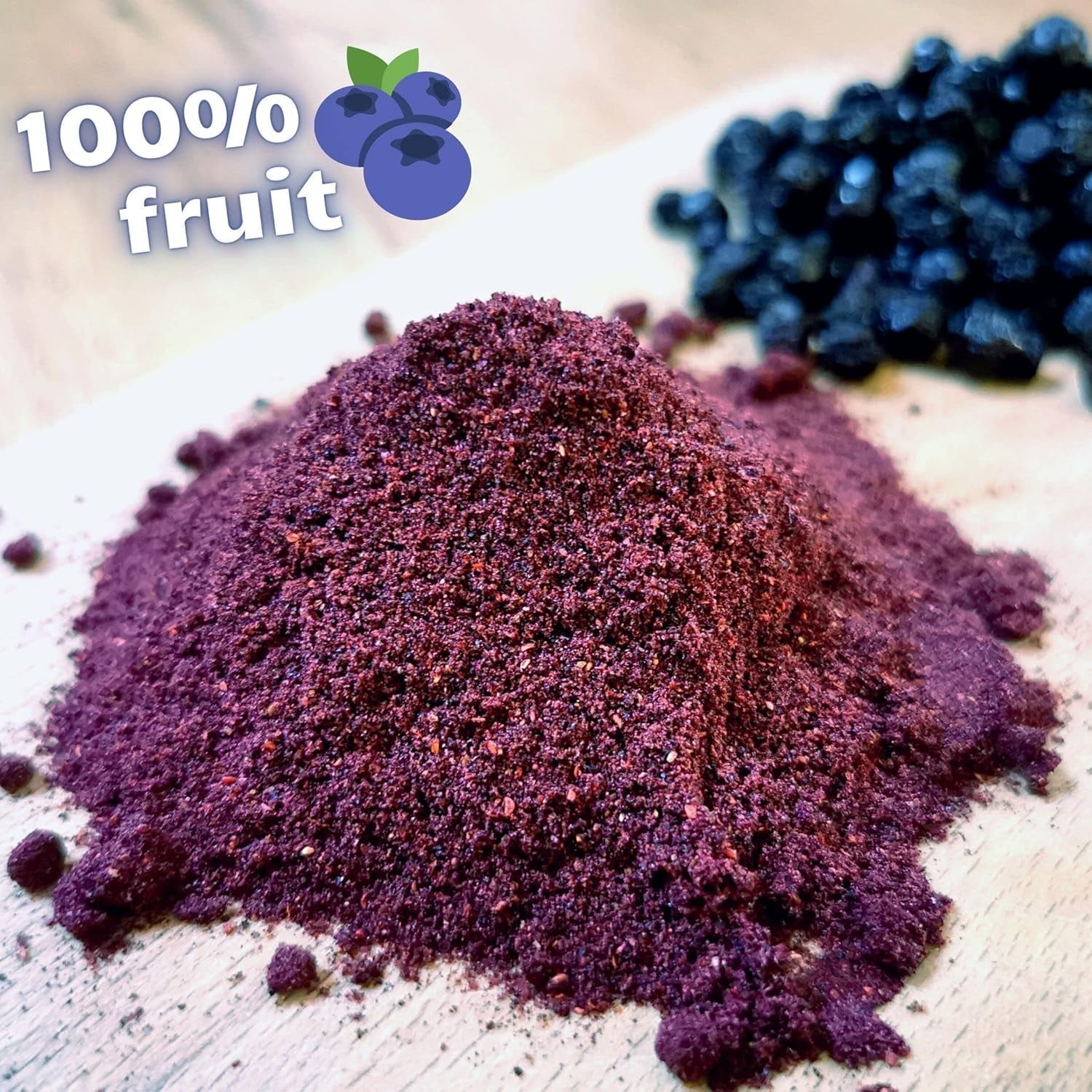 Afine uscate în pulbere | Vaccinium Myrtillus Pulbere de afine uscate prin congelare | Pulbere de afine sălbatice Pulbere de fructe de afine uscate prin congelare Pulbere de afine uscate prin congelare Produse deshidratate Naty Shop