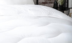 Edredón Abeil, material: 100% microfibra, relleno, Blanche, 260X240 Edredones y colchas Naty Shop