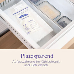 Lansinoh Muttermilchbeutel - 25 Stück - Zum Sicheren Aufbewahren Und Einfrieren Von Muttermilch - Hygienisch & Platzsparend Accesorios Alimentación y Lactancia Bebe Naty Shop