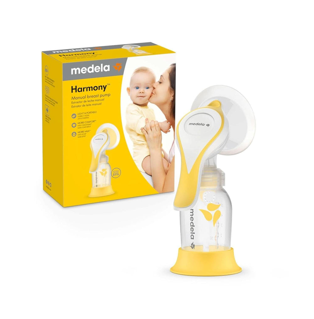 Sacaleches manual Medela Harmony - Diseño suizo compacto con protectores Personalfit Flex y tecnología Medela 2-Phase Expression Accesorios Alimentación y Lactancia Baby Naty Shop Sacaleches manuales